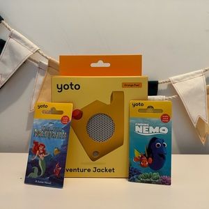 Yoto Player Adventure Jacket in Orange Peel & 2 Yoto cards